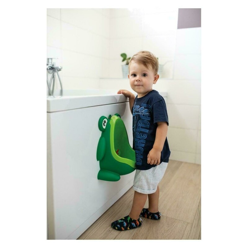 Pisoar baieti Frog, Cu ventuze, FreeON, Green