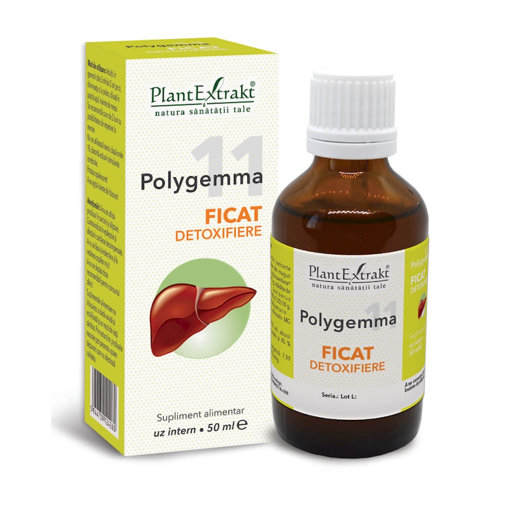 Plantextrakt - Polygemma Nr.11 (Ficat detoxifiere) 50ml