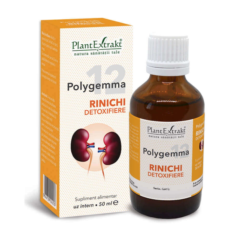 Plantextrakt - Polygemma Nr.12 (Rinichi detoxifiere) 50ml