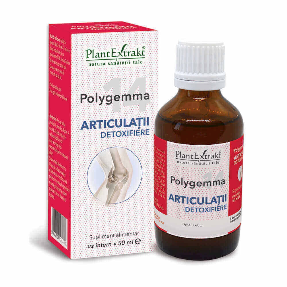 Plantextrakt - Polygemma Nr.14 (Articulatii detoxifiere) 50ml