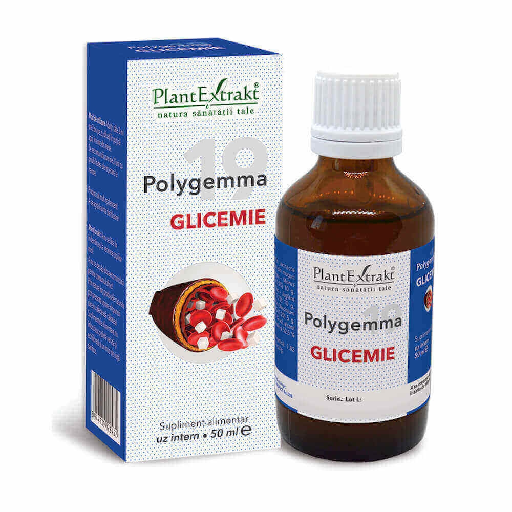 Plantextrakt - Polygemma Nr.19 (Glicemie) 50ml