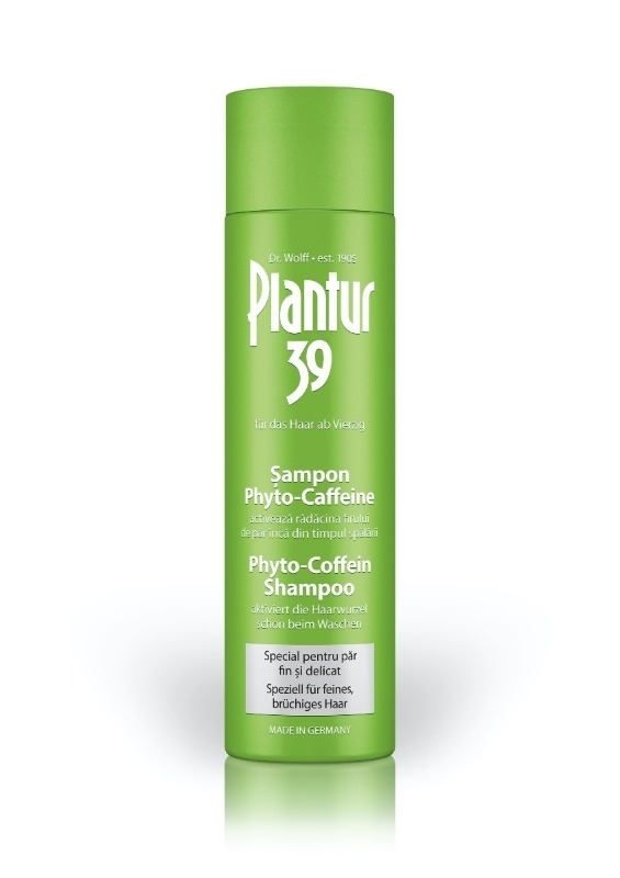 Sampon cu Cafeina pentru par fin si delicat, 250ml, Plantur 39