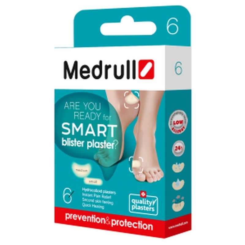 Plasturi Hydrocolloid, 6 bucati, Medrull