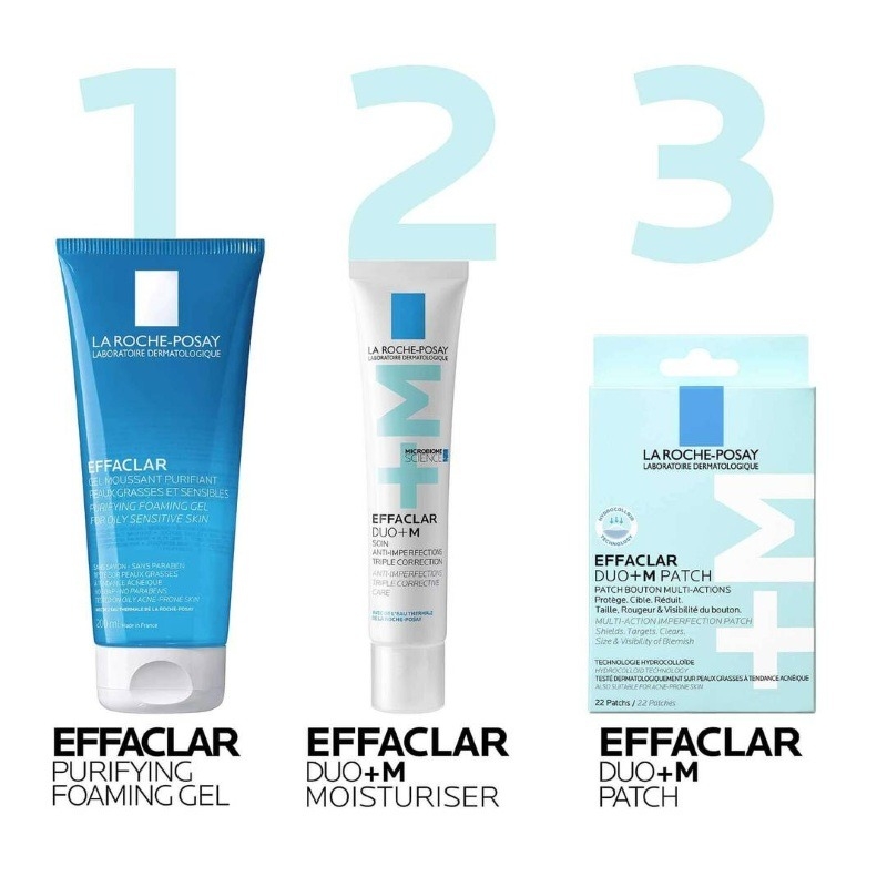 Plasturi invizibili Effaclar Duo+M Patch, 22 plasturi, La Roche-Posay