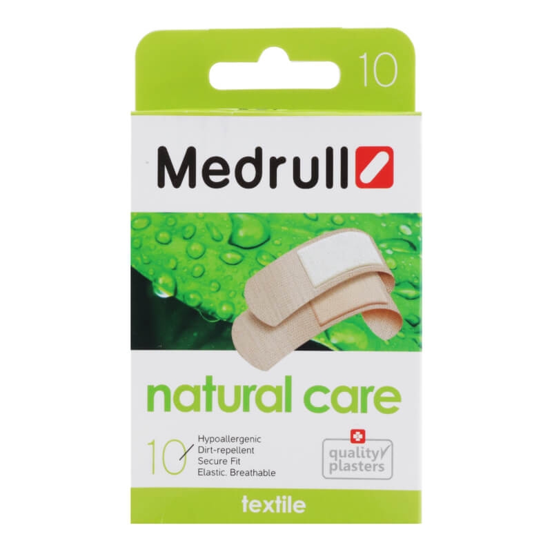 Plasturi Natural Care, 10 bucati, Medrull