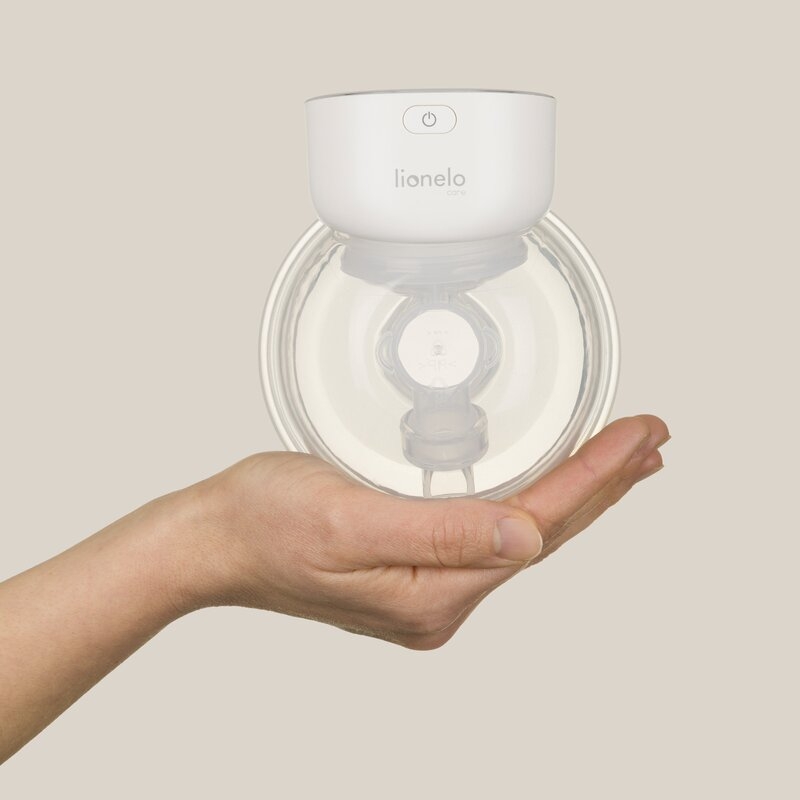 Pompa de san, Lionelo, Fidi Free Simple, Portabila, Cu accesorii, Hands-free, 9 functii de masaj, Functie de pauza, Capacitate 180 ml, Alb
