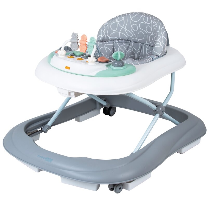 Premergator copii, Walker, Cu muzica si lumini, FreeON, ABC Grey