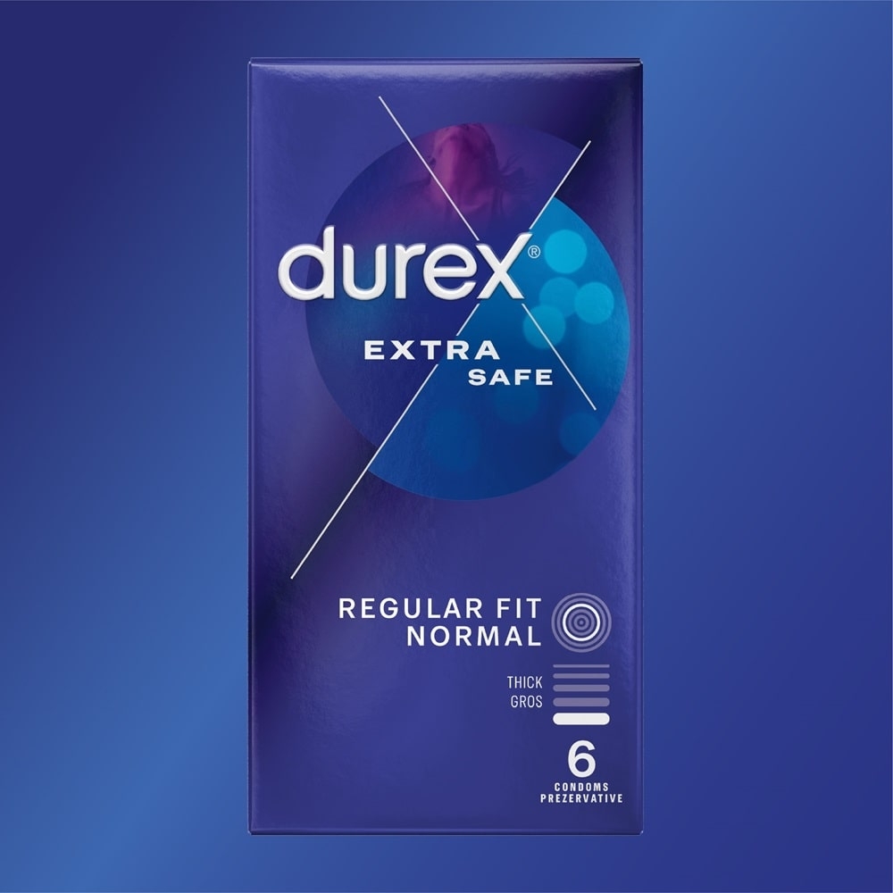 Prezervative Extra Safe, 6 bucati, Durex Prezervative Extra Safe, 6 bucati, Durex