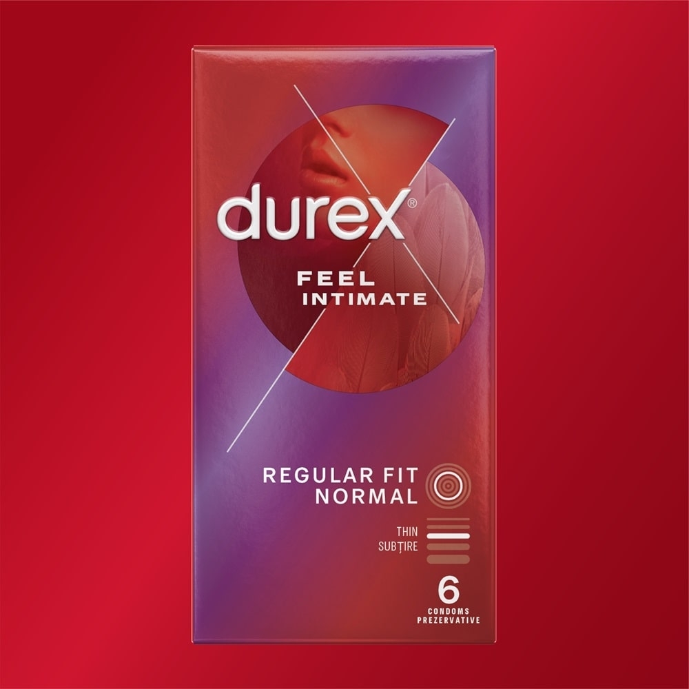 Prezervative Feel Intimate, 6 bucati, Durex