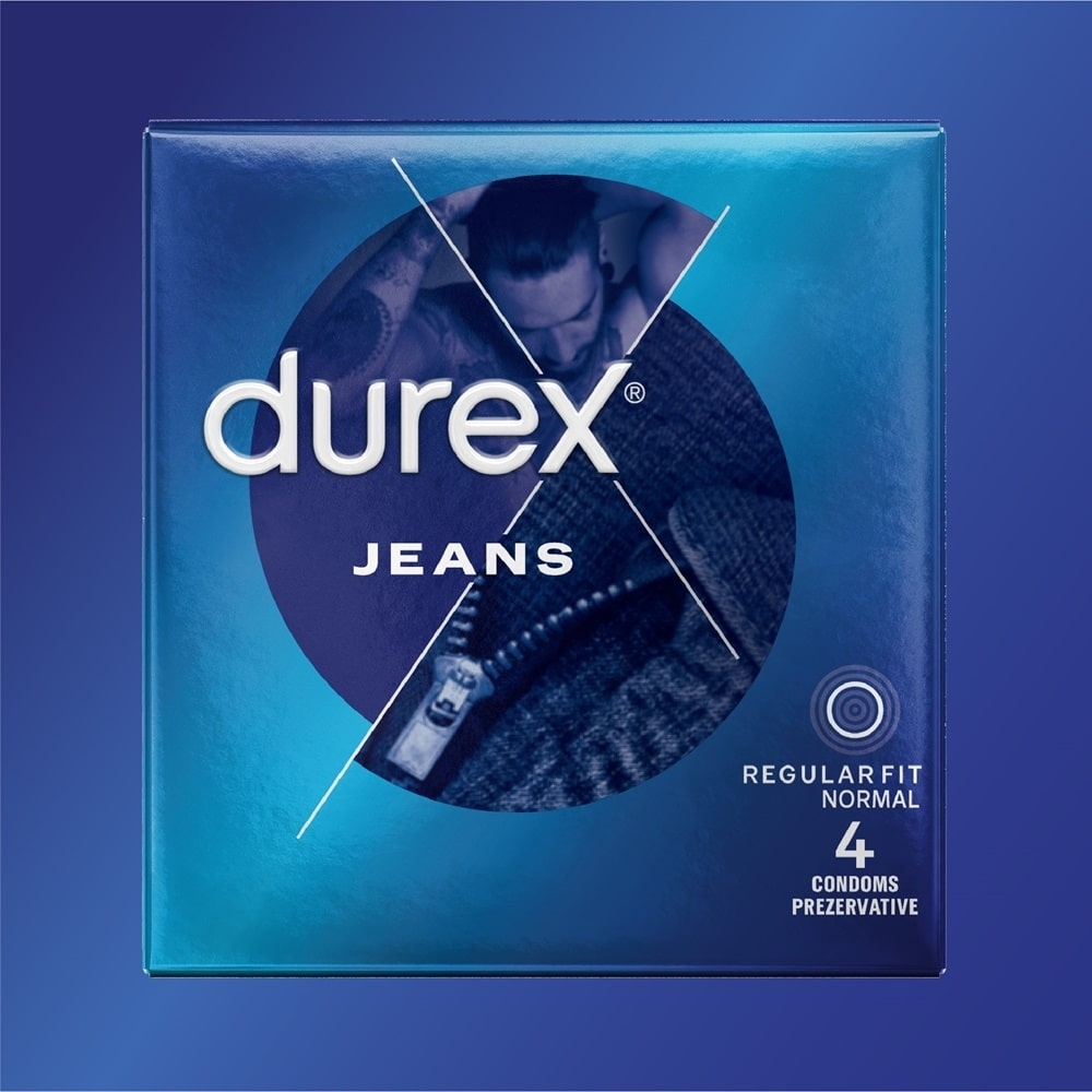 Prezervative Jeans, 4 bucati, Durex