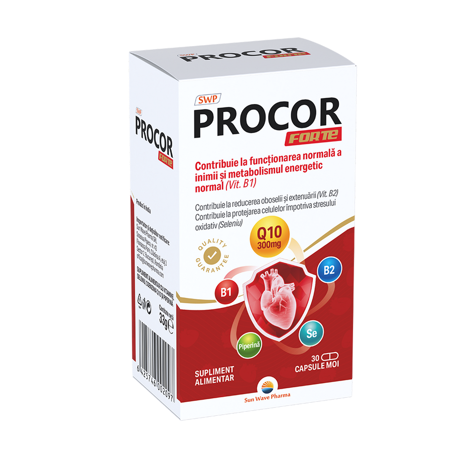 Procor Forte, 30 capsule, Sun Wave Pharma Procor Forte, 30 capsule, Sun Wave Pharma