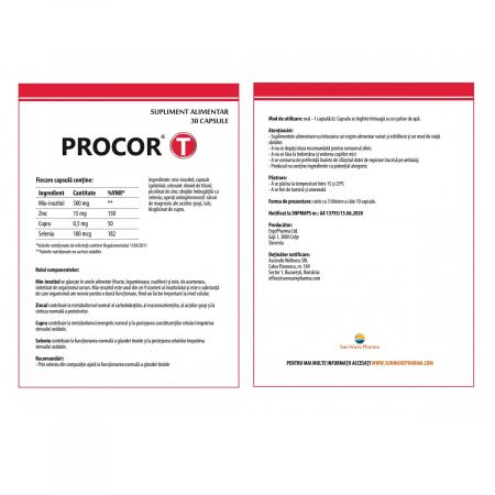 Procor T, 30 capsule, Sun Wave Pharma