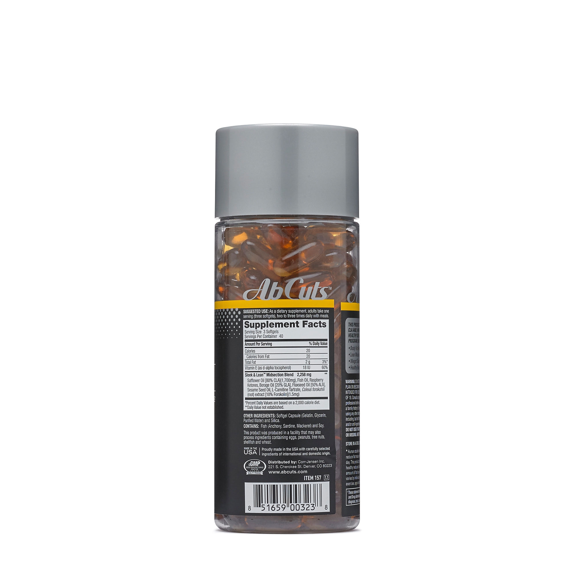Sleek And Lean, 120 capsule, Ab Cuts