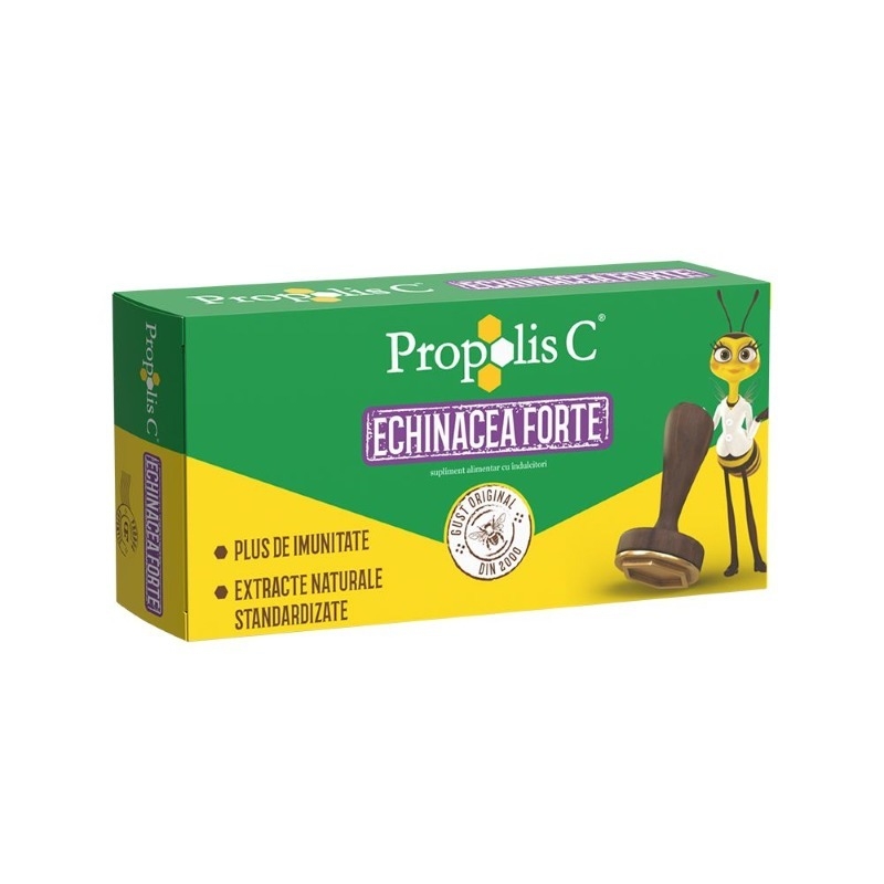 Propolis C Echinacea Forte, 30 comprimate, Fiterman