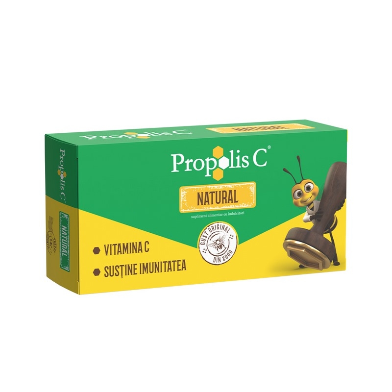 Propolis C Natural, 30 comprimate, Fiterman Pharma