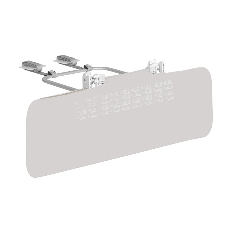 Protectie laterala pat, Lionelo, Lora, Pliabila, Sistem de blocare StandSafe, Geanta de transport inclusa, 105 x 45 cm, Bej