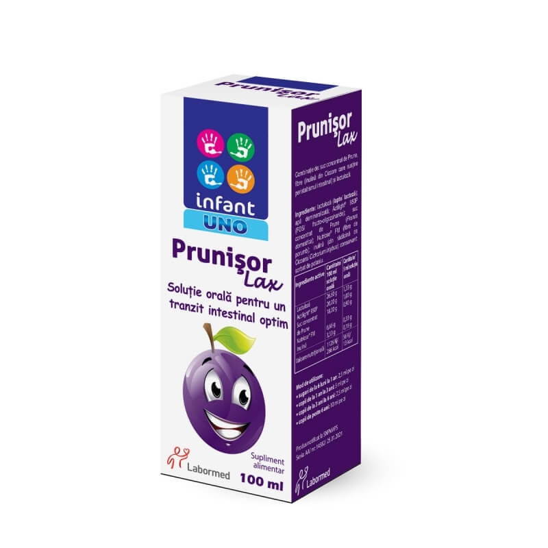 Prunisor Lax sirop Infant Uno, 100 ml, Labormed