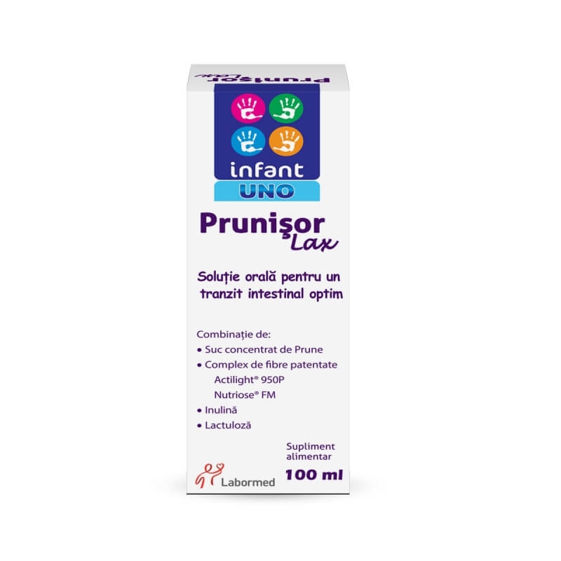 Prunisor Lax sirop Infant Uno, 100 ml, Labormed