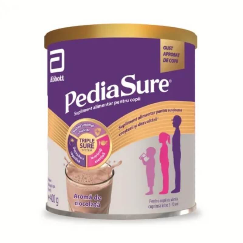 Pulbere cu aroma de ciocolata, 3-10 ani, 400 g, PediaSure