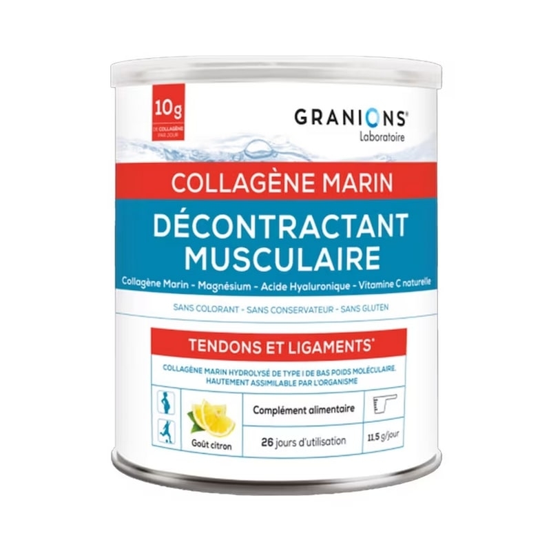 Pulbere Decontractant Musculaire Collagene Marin, 300 g, Granions