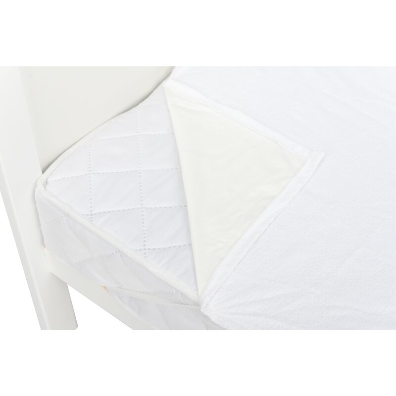 Qmini - Protectie impermeabila pentru patuturi 140x70 cm, Alb