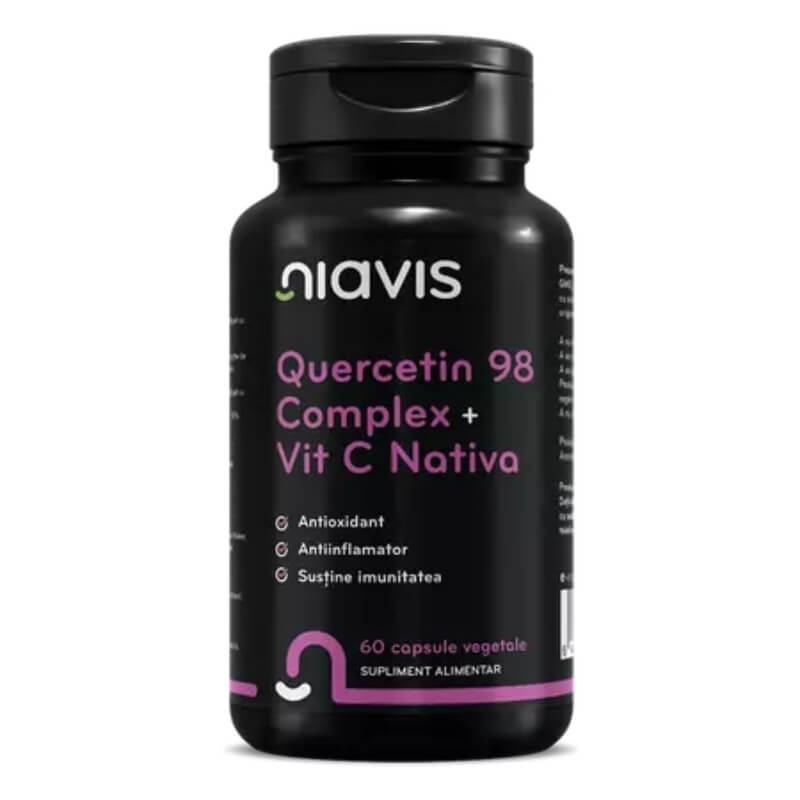 Quercetin 98 Complex + vit C Nativa, 60 capsule, Niavis