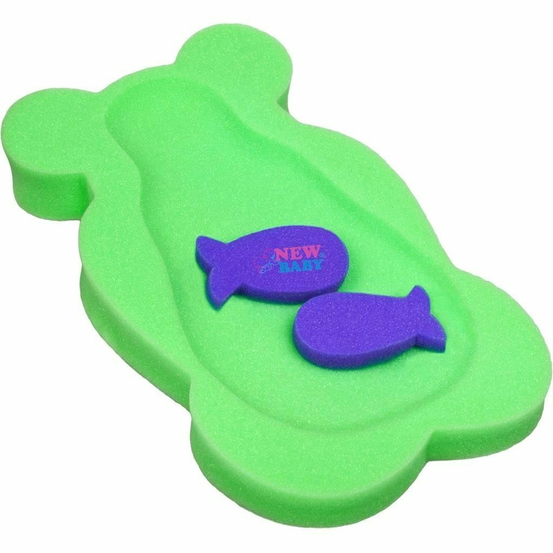 Reductor din burete, Pentru baie, Lungime 58 cm, New Baby, Maxi Green