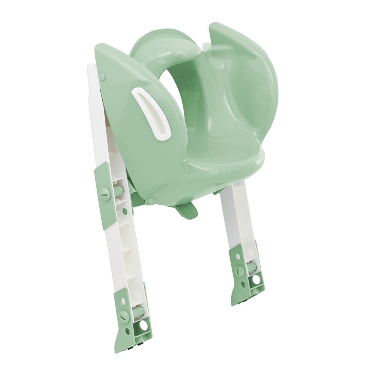 Reductor pentru toaleta cu scarita Kiddyloo Celadon Green