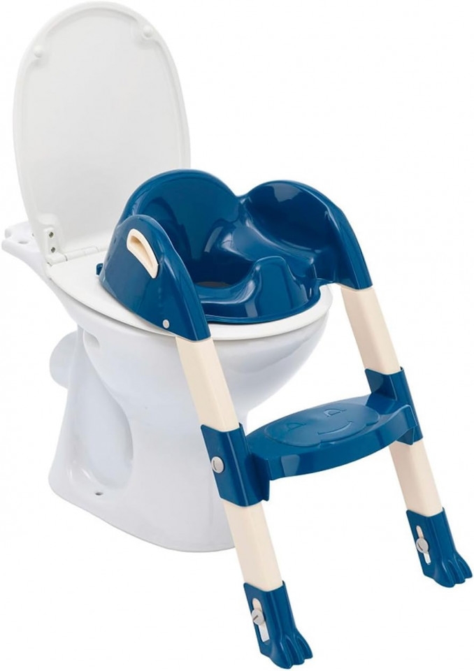 Reductor pentru toaleta cu scarita Kiddyloo OCEAN BLUE