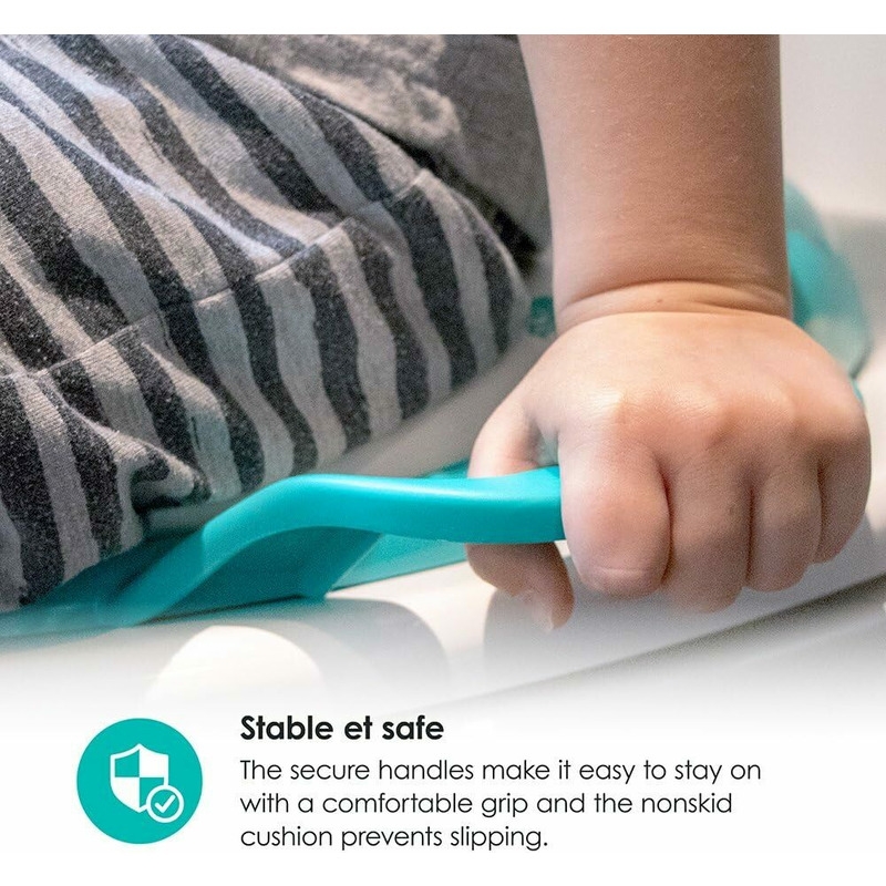 Reductor toaleta, Poti, Cu perna confortabila si detasabila, Fara BPA, Bbluv, Pink