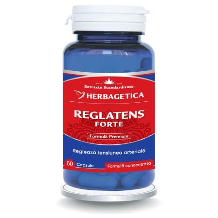 Reglatens Forte, 60 capsule, Herbagetica Reglatens Forte, 60 capsule, Herbagetica