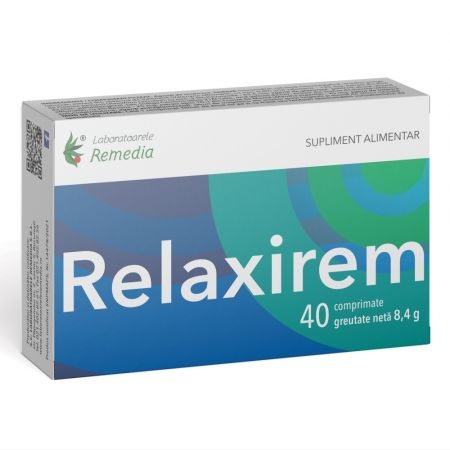 Relaxirem, 40 comprimate, Remedia Relaxirem, 40 comprimate, Remedia