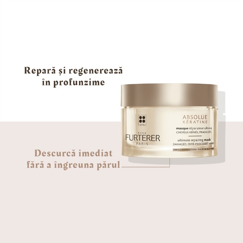 Absolue Keratine masca par fragil, 200 ml, Rene Furterer