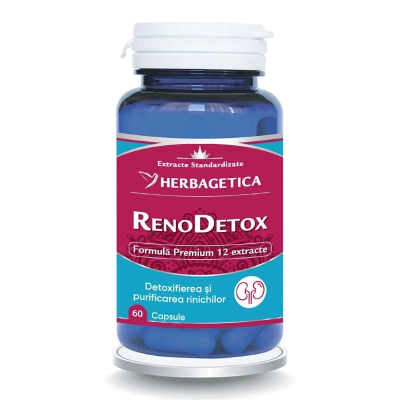Renodetox, 60 capsule, Herbagetica