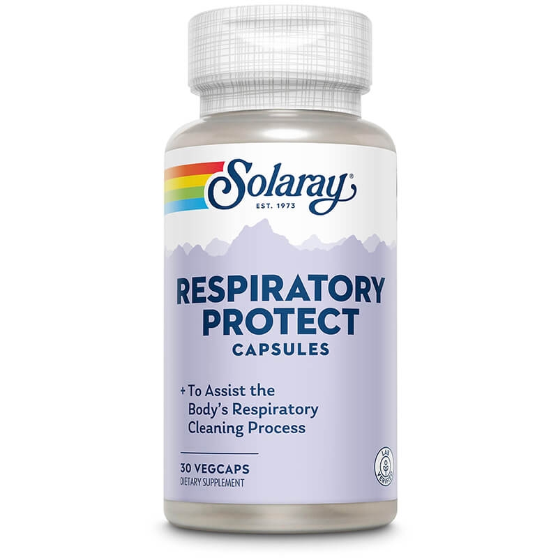 Respiratory Protect Capsules Solaray, 30 capsule vegetale, Secom