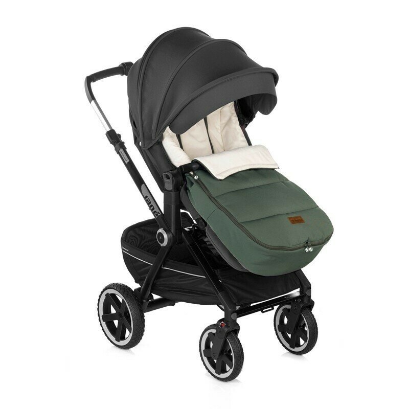 Sac de iarna, Jane, Dart, Pentru carucior, Universal, 13 x 45 x 93 cm, Material exterior hidrofug, Botanic