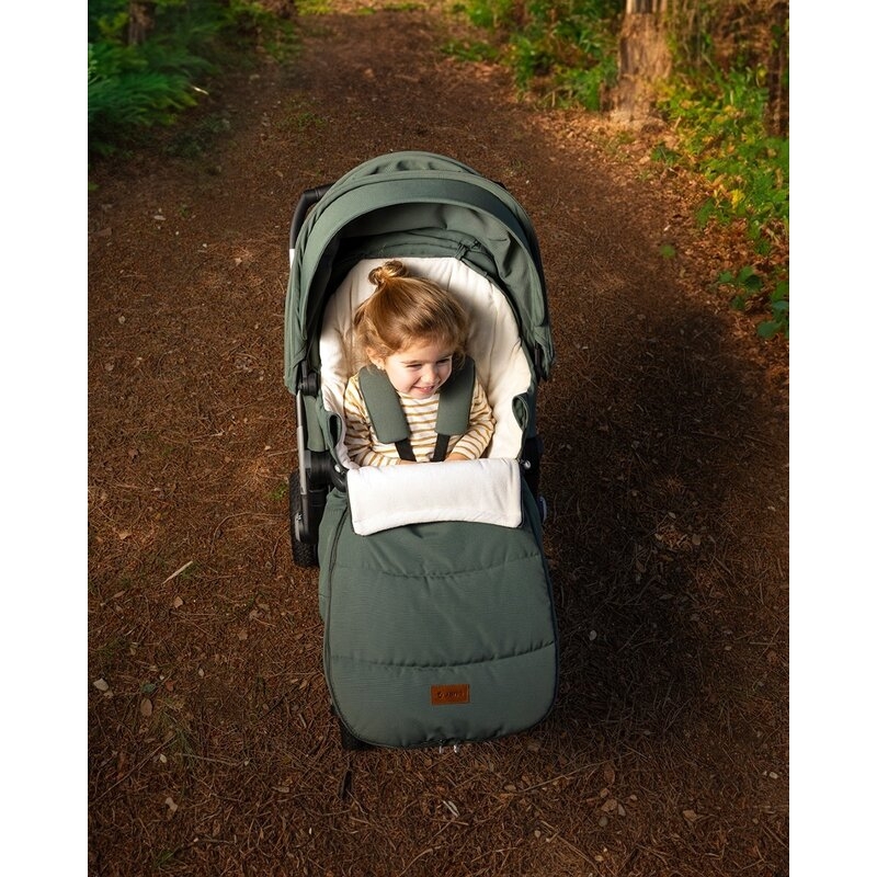 Sac de iarna, Jane, Dart, Pentru carucior, Universal, 13 x 45 x 93 cm, Material exterior hidrofug, Botanic