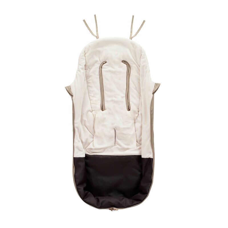 Sac de iarna, Jane, Dart, Pentru carucior, Universal, 13 x 45 x 93 cm, Material exterior hidrofug, Coal