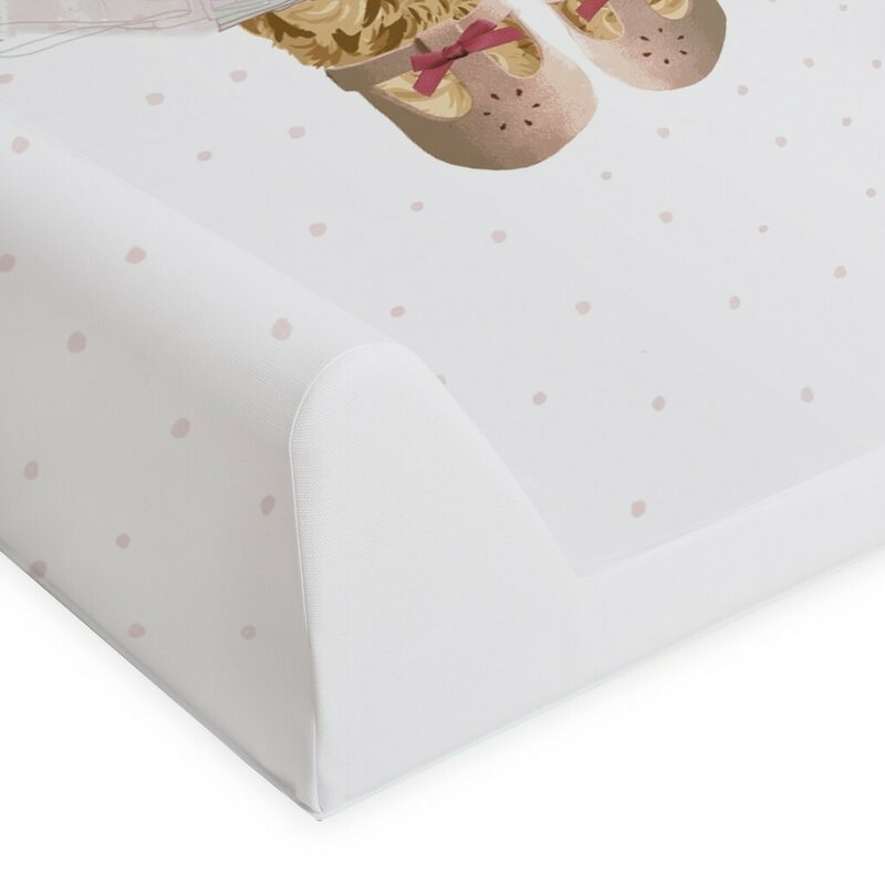Saltea de infasat, Ceba Baby, Confort, 50x70 cm, Atasabila la patut, Fara BPA, 0 luni+, Fluffy Puffy Poly