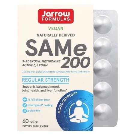 Sam e 200 mg Jarrow Formulas, 60 tablete, Secom