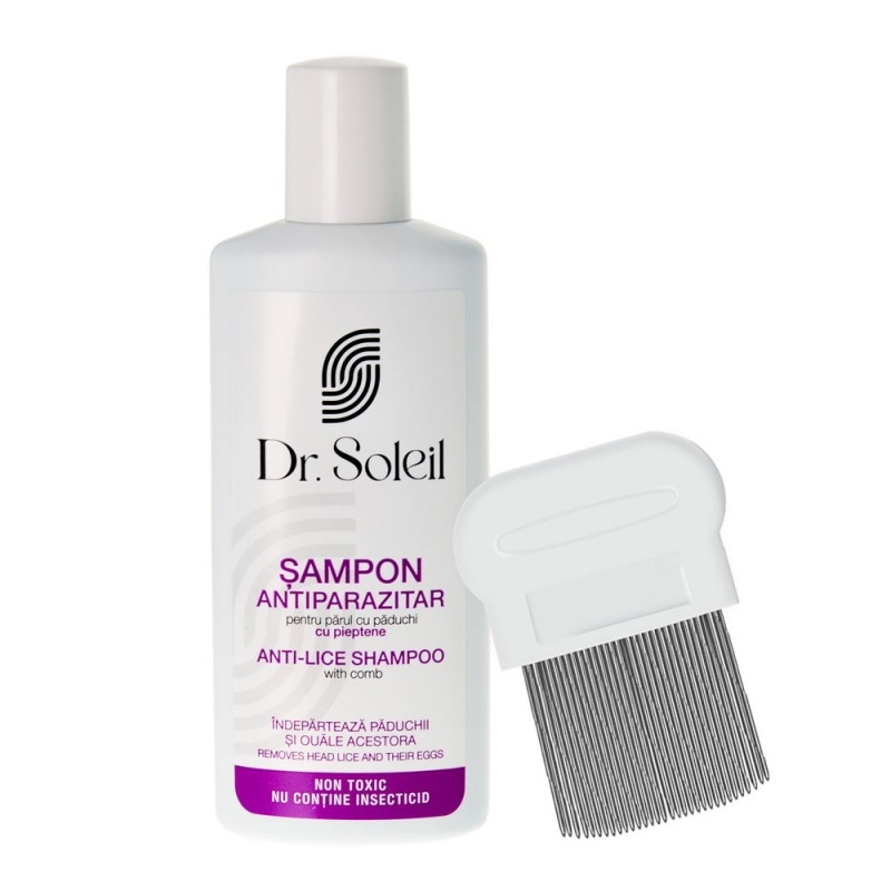 Sampon tratament paduchi Dr. Soleil 200ml + pieptene pachet promo