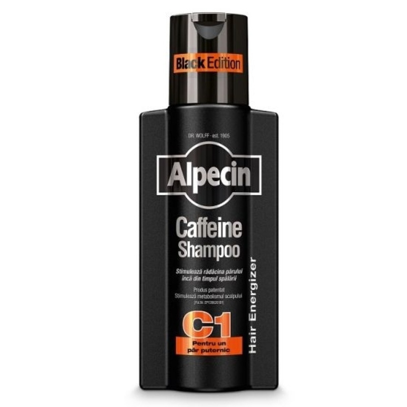 Sampon cu cafeina Black Edition, 250ml, Alpecin