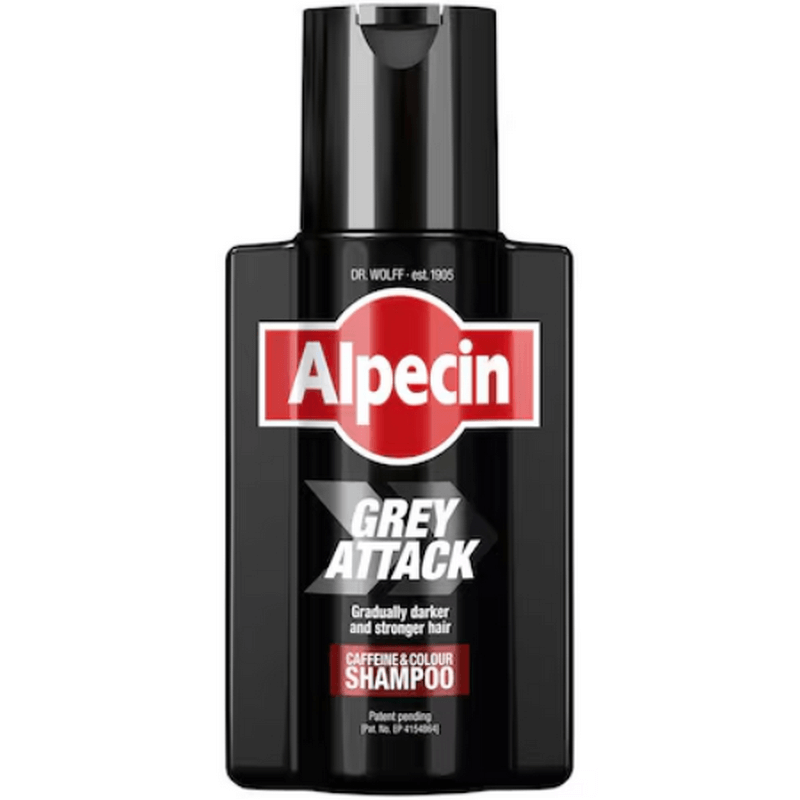 Sampon cu cafeina pentru parul grizonat Grey Attack, 200 ml, Alpecin
