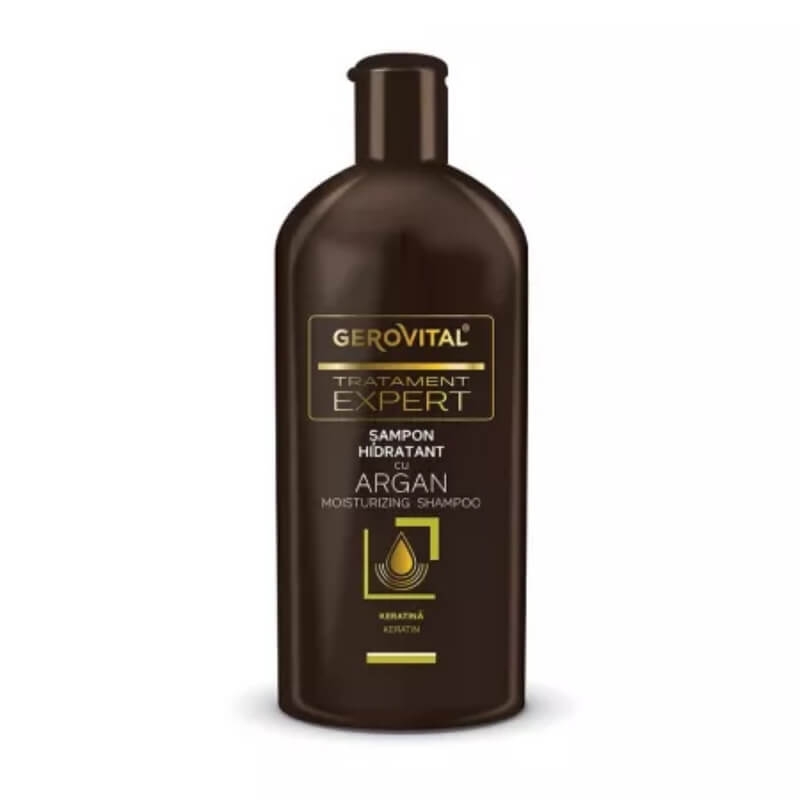 Sampon hidratant cu argan Tratament Expert, 250 ml, Gerovital