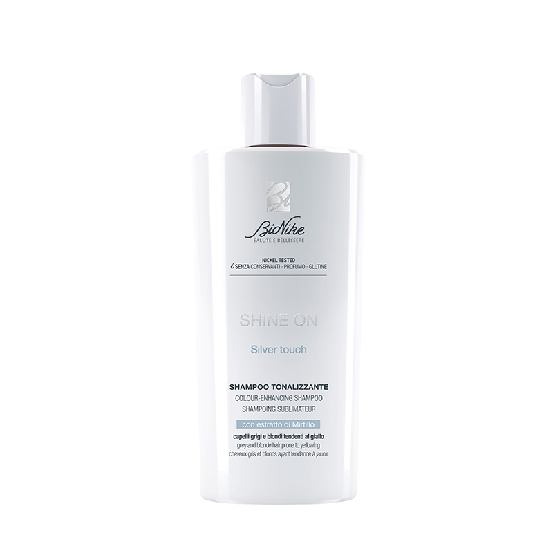 Sampon pentru neutralizarea tonurilor de galben Shine On Silver Touch, 200 ml, BioNike