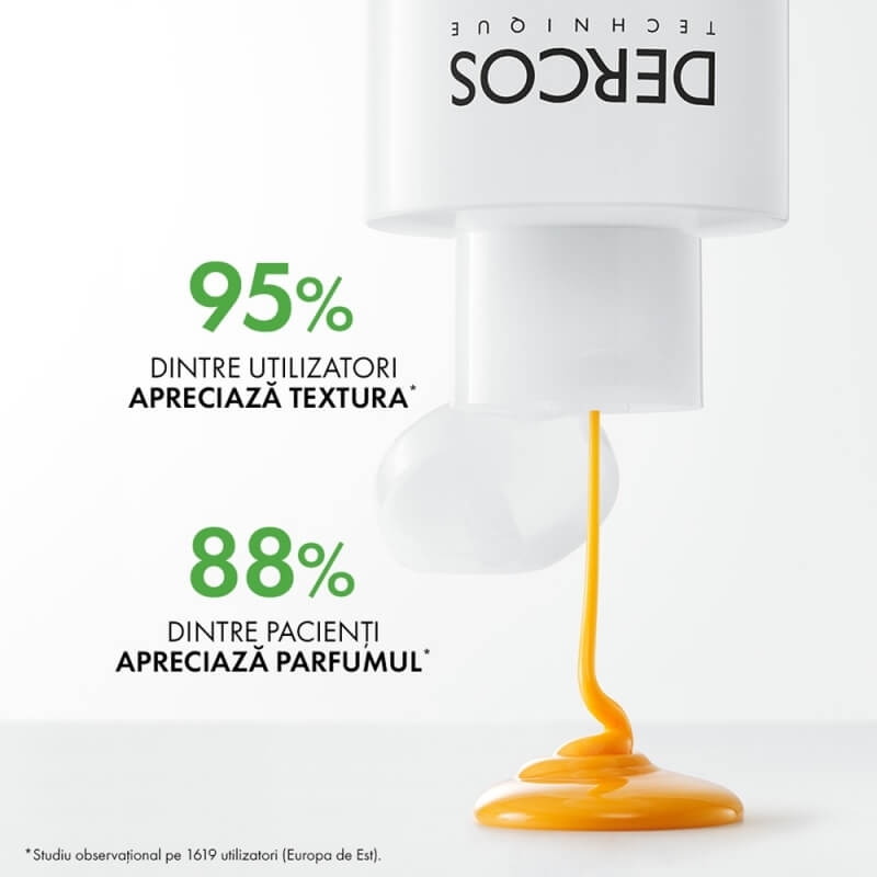 Sampon si balsam 2 in 1 anti-matreata pentru toate tipurile de par Dercos, 390 ml, Vichy