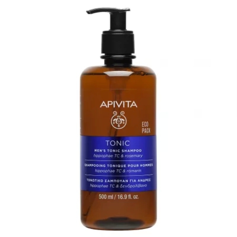 Sampon tonifiant pentru barbati, 500 ml, Apivita