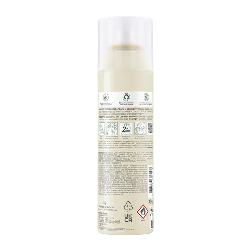 Sampon uscat nuantator cu lapte de ovaz, 150 ml, Klorane