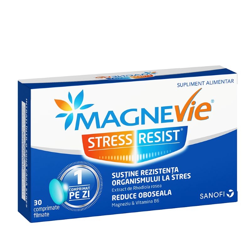 Magnevie Stress Resist, 30 comprimate filmate, Sanofi