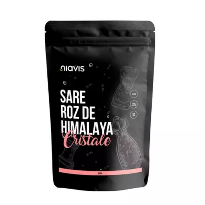 Sare roz de Himalaya cristale, 500 g, Niavis